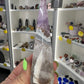 Amethyst x Banded Agate Faceted Freeform