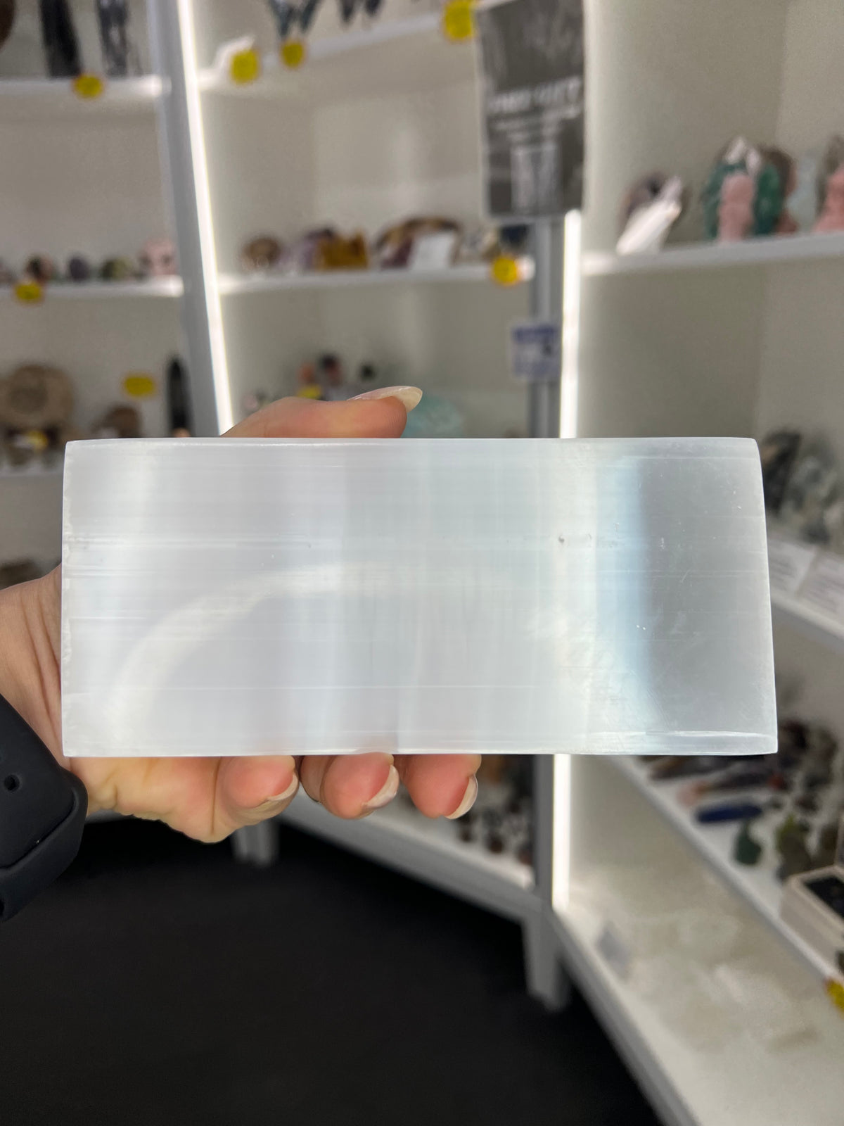 Selenite Lotus Charging Plate