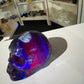 Black Fluorite Skull (UV Reactive)