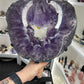 Amethyst Slice on Stand