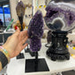 Amethyst Cluster on Rotating Stand