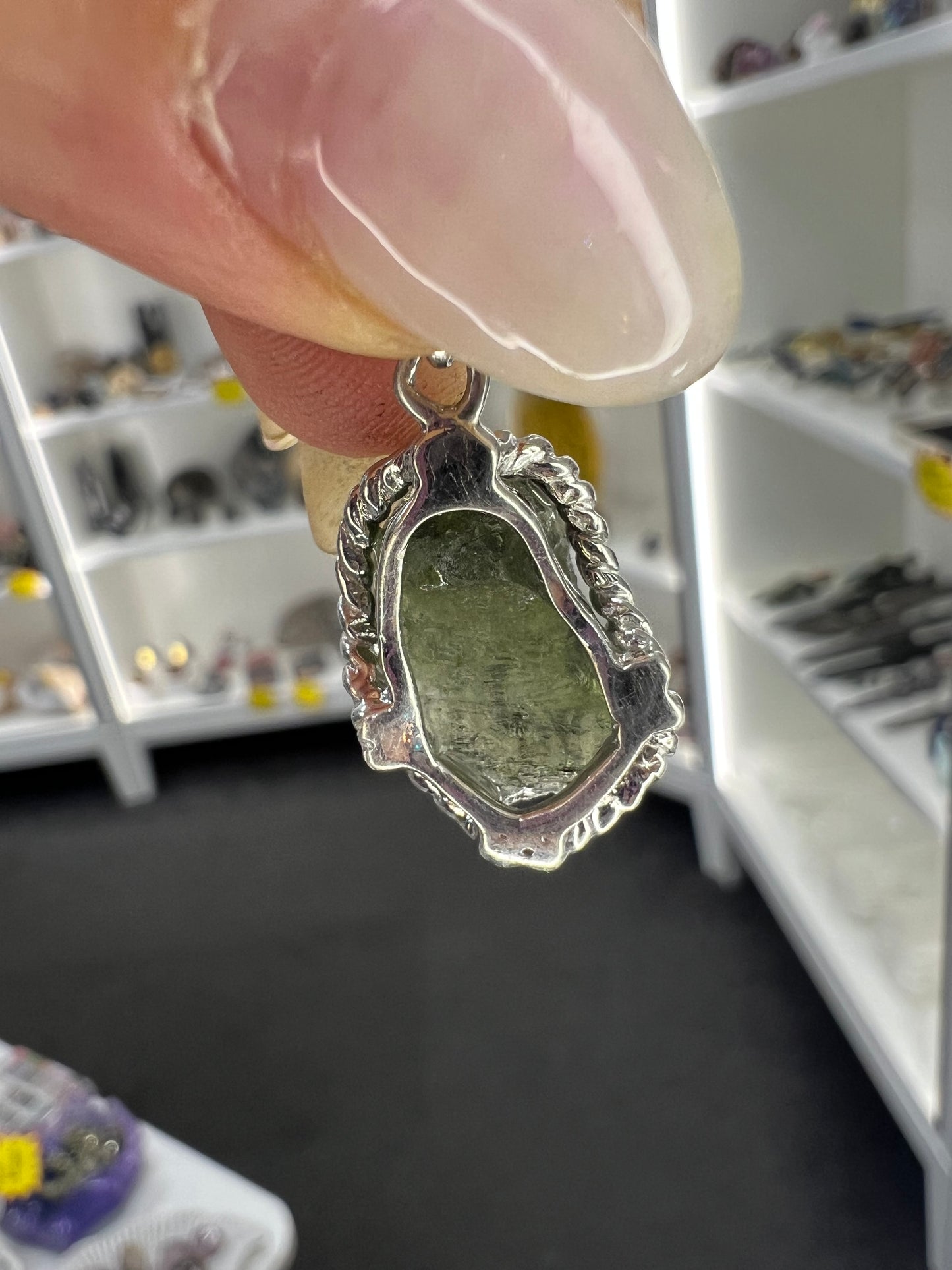 Moldavite Pendant