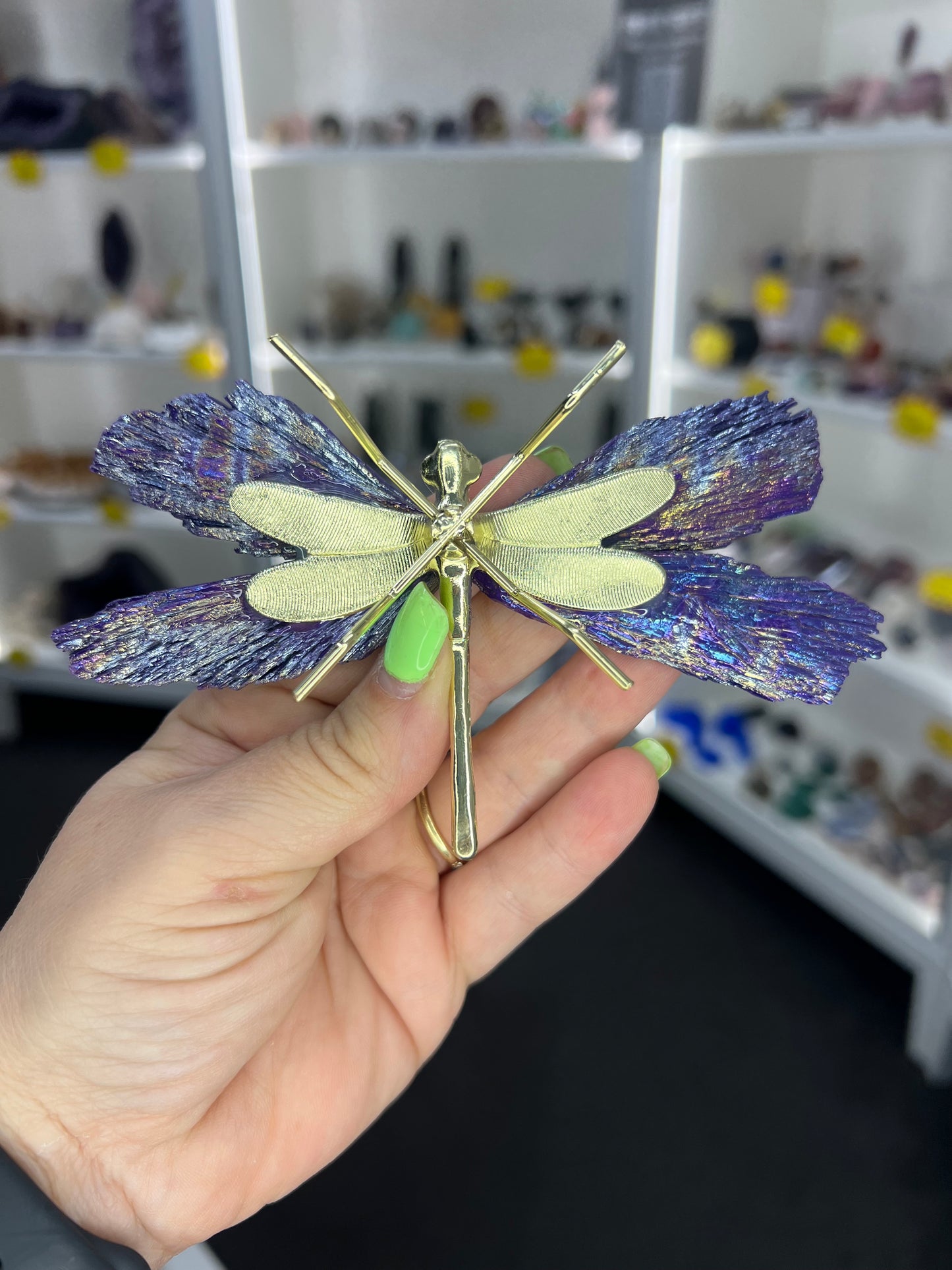 Aura Kyanite Dragonfly