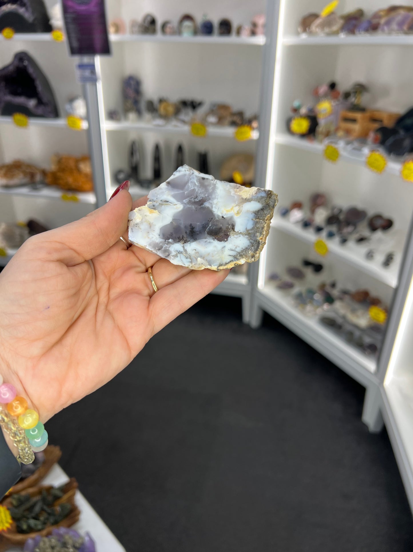 Dendritic Opal Slice