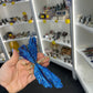 Blue Aura Kyanite Dragonfly