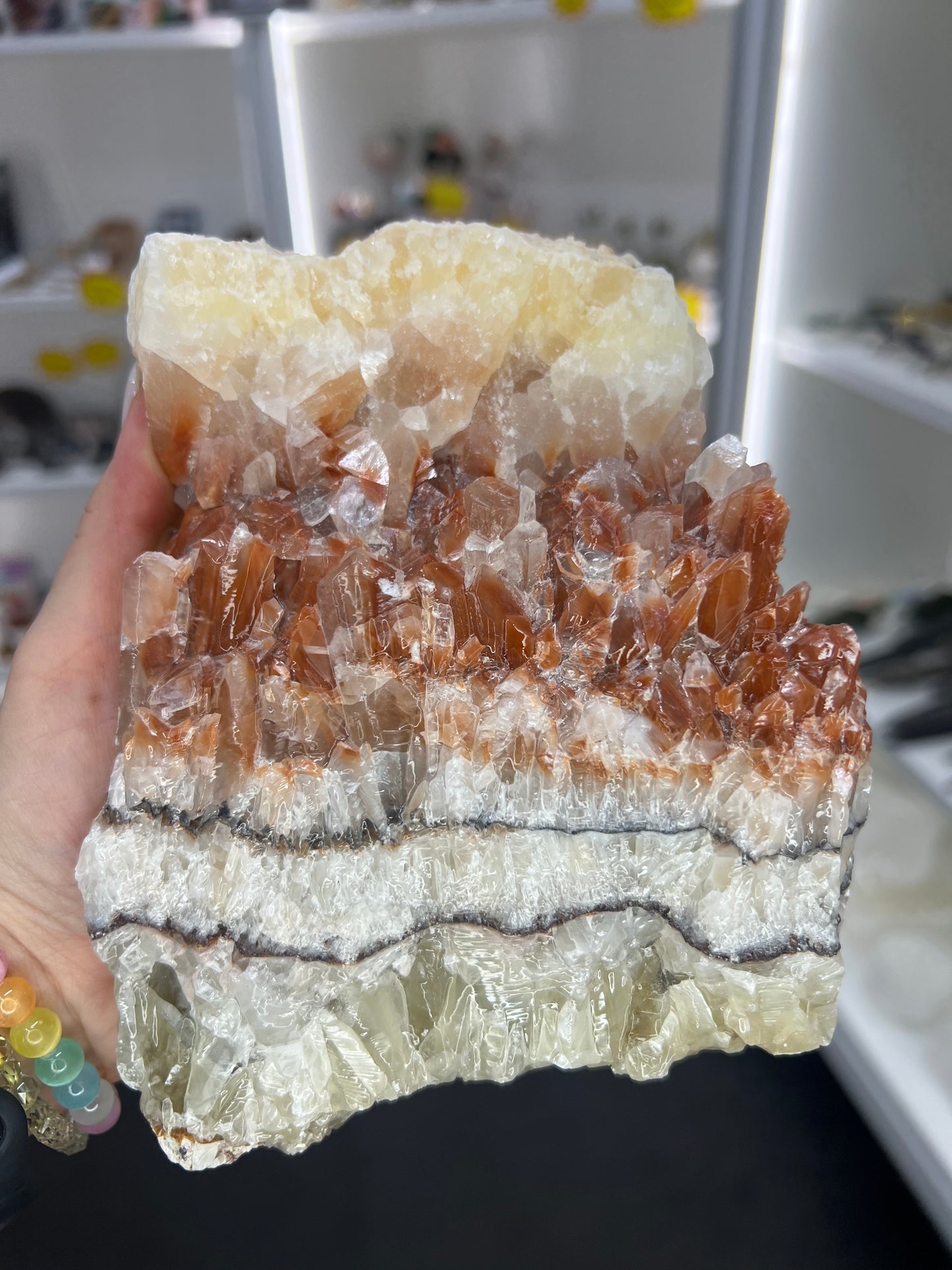 Rainbow Calcite Specimen