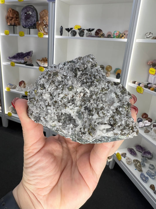 Pyrite and Quartz Cluster