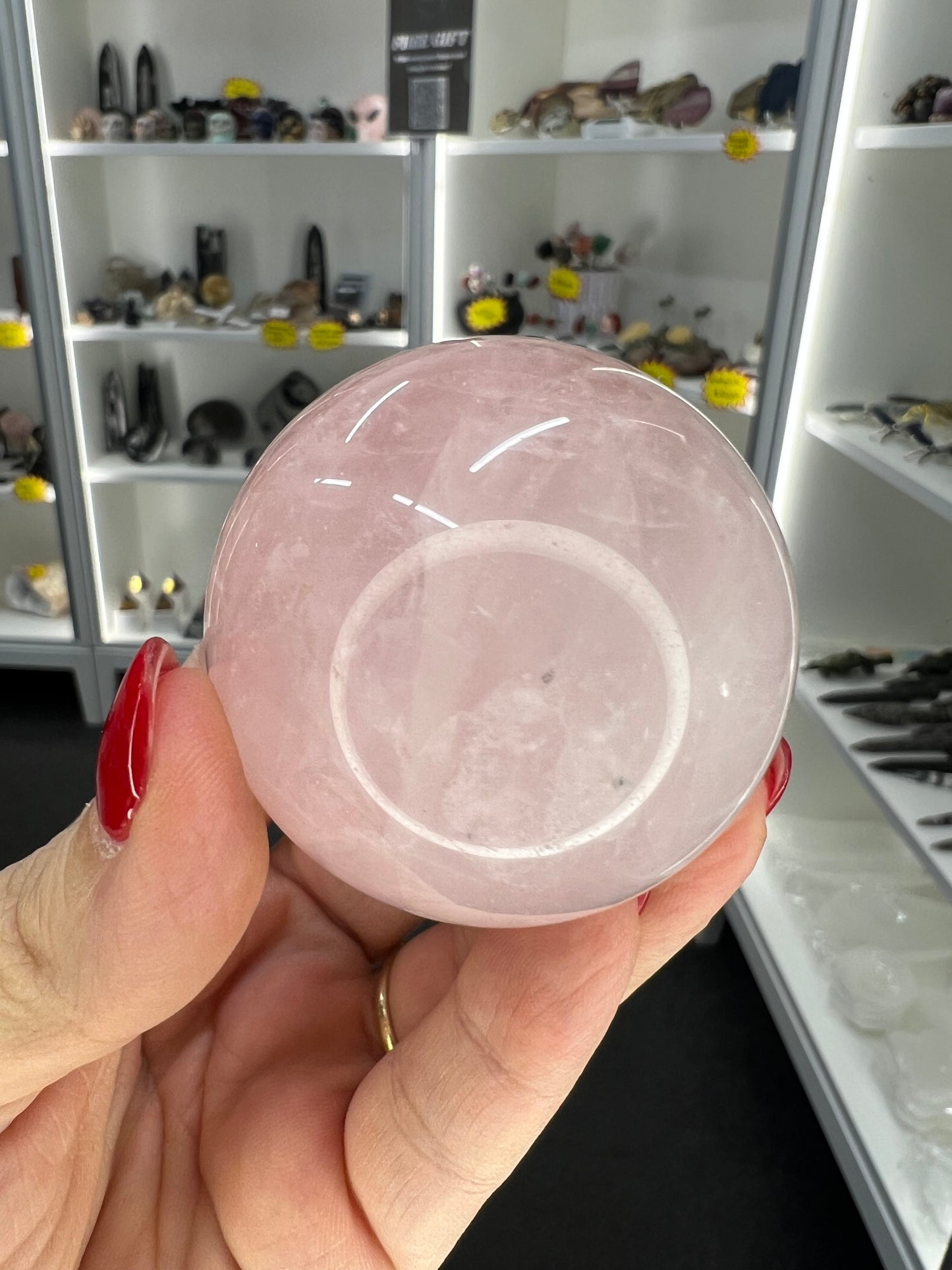 Rose Quartz Sphere with Stand