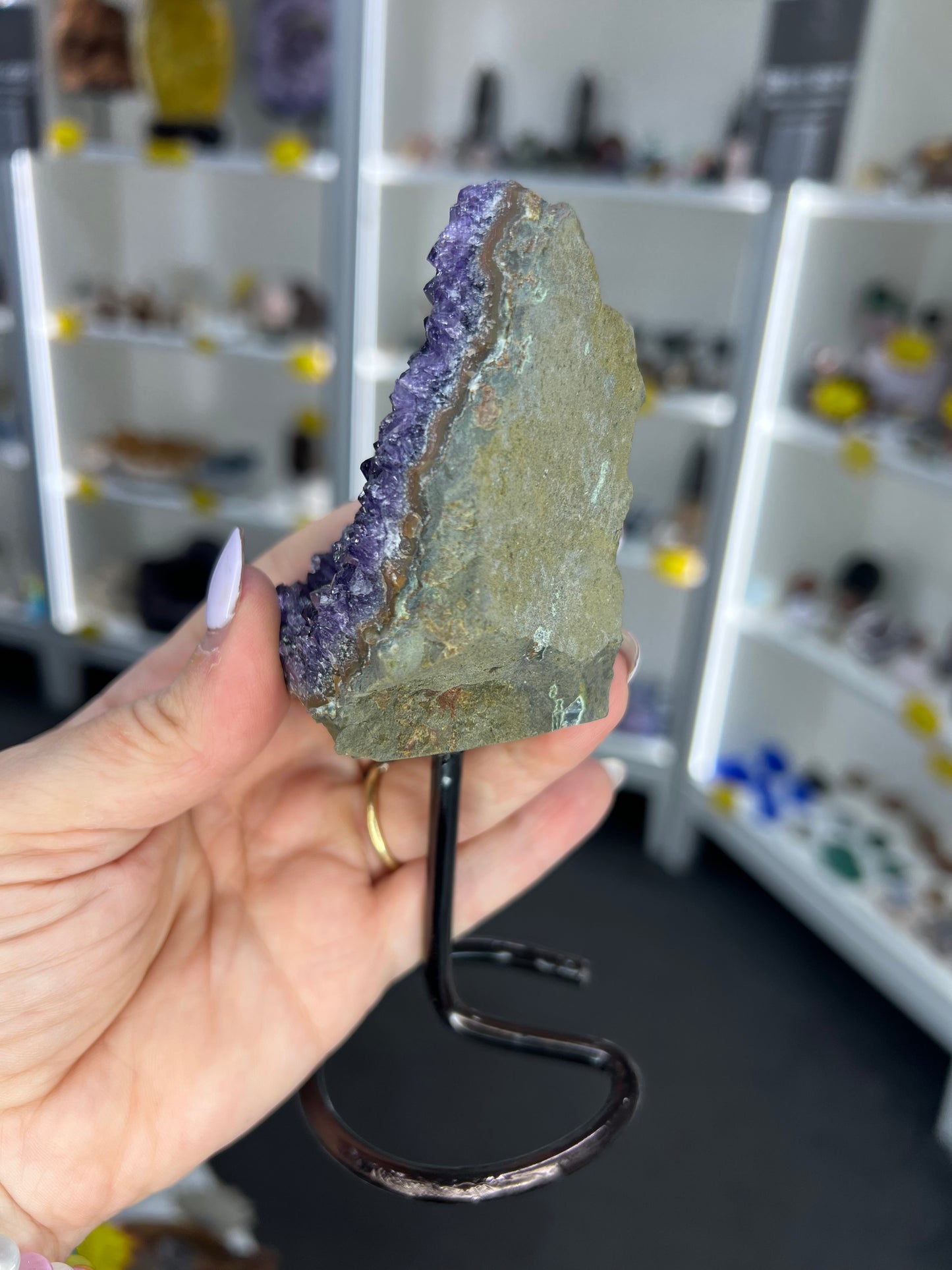 Amethyst Cluster on Stand