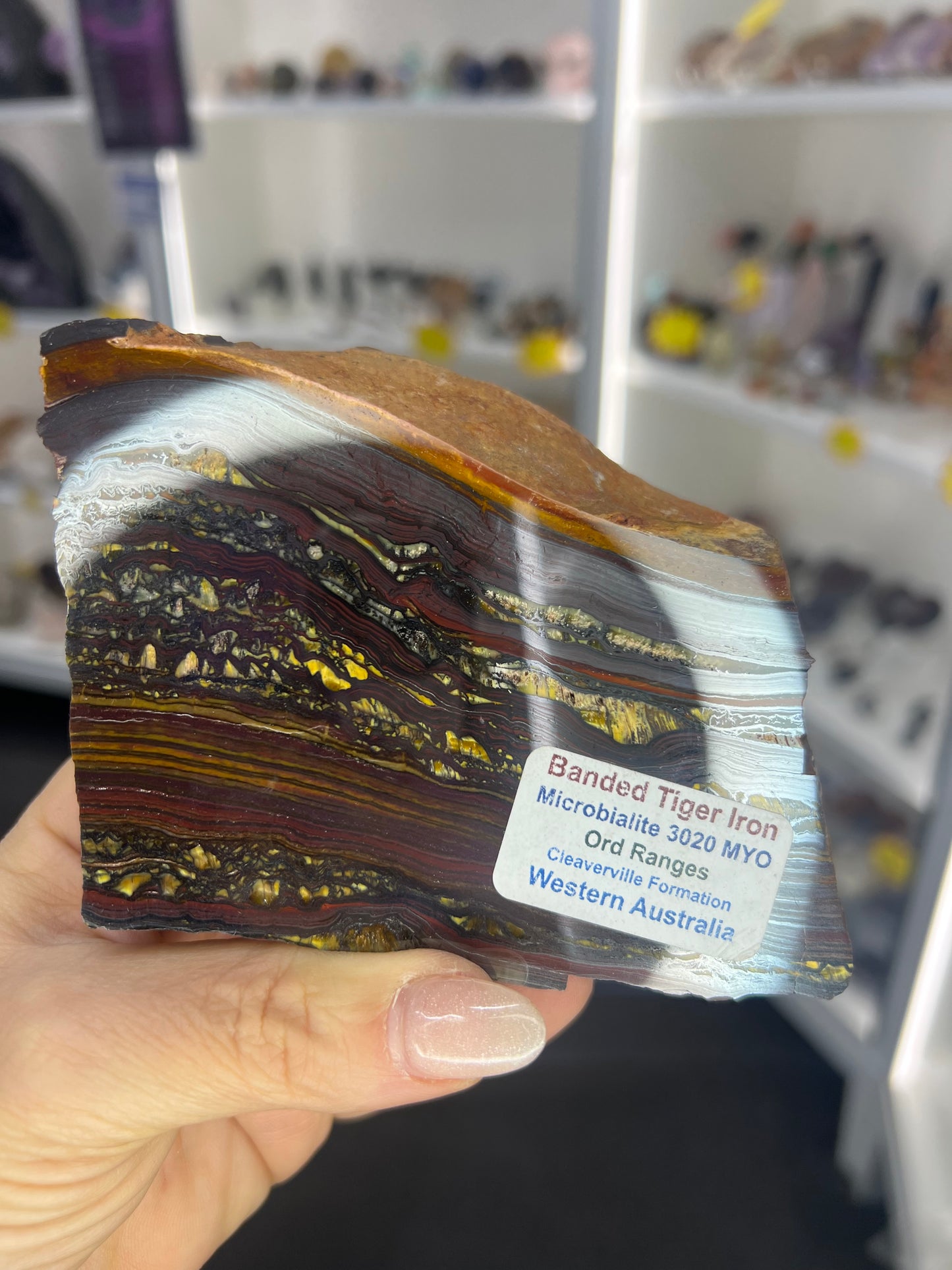 Banded Tiger Iron Slab