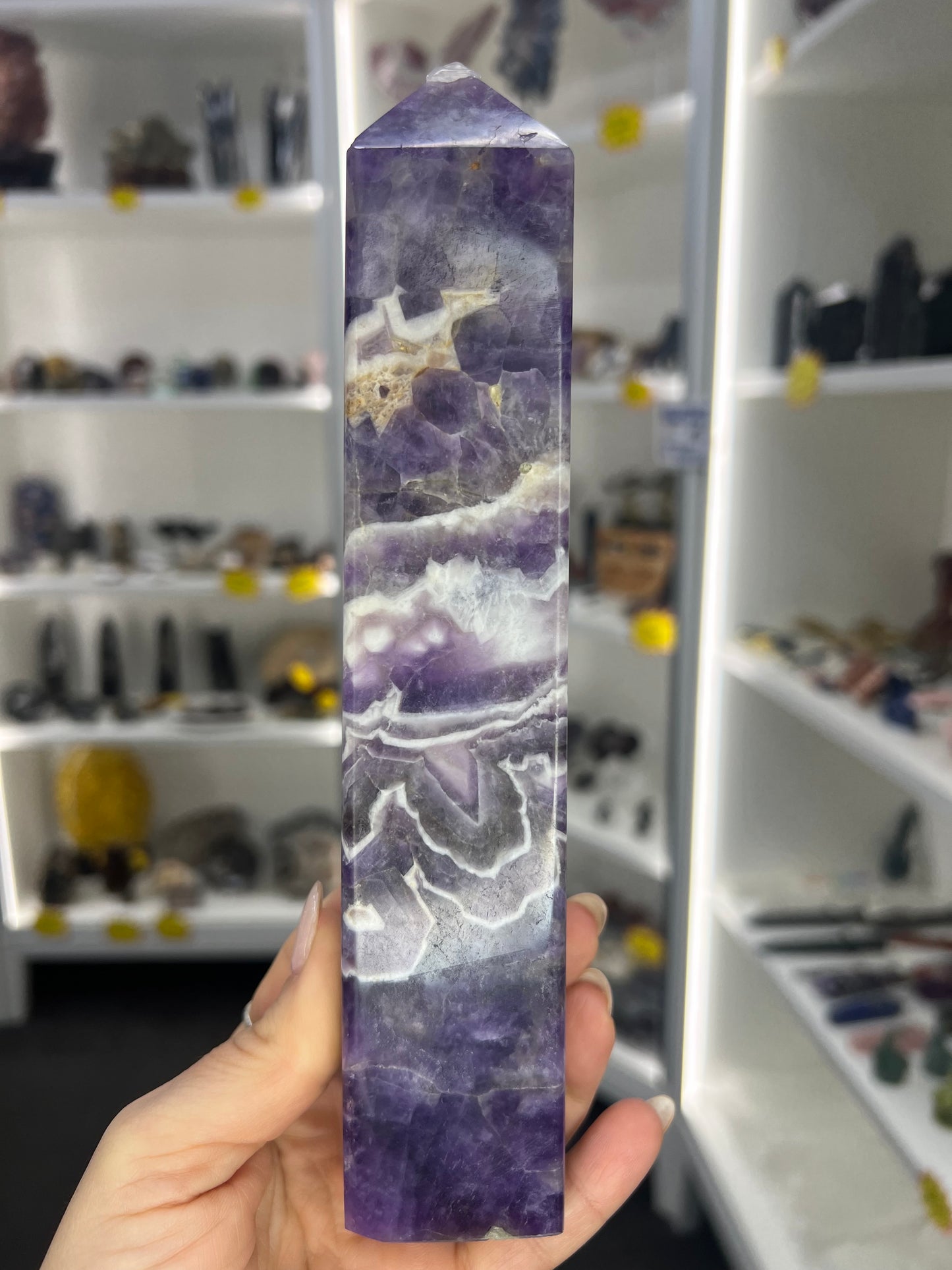 Chevron / Dream Amethyst Tower
