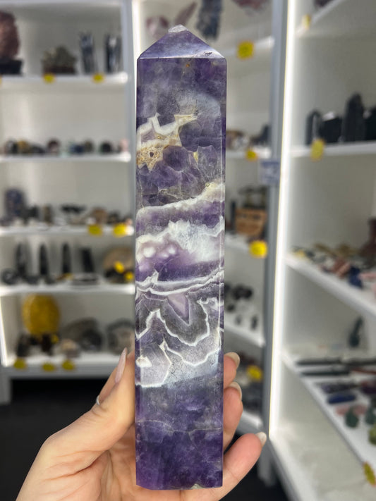 Chevron / Dream Amethyst Tower