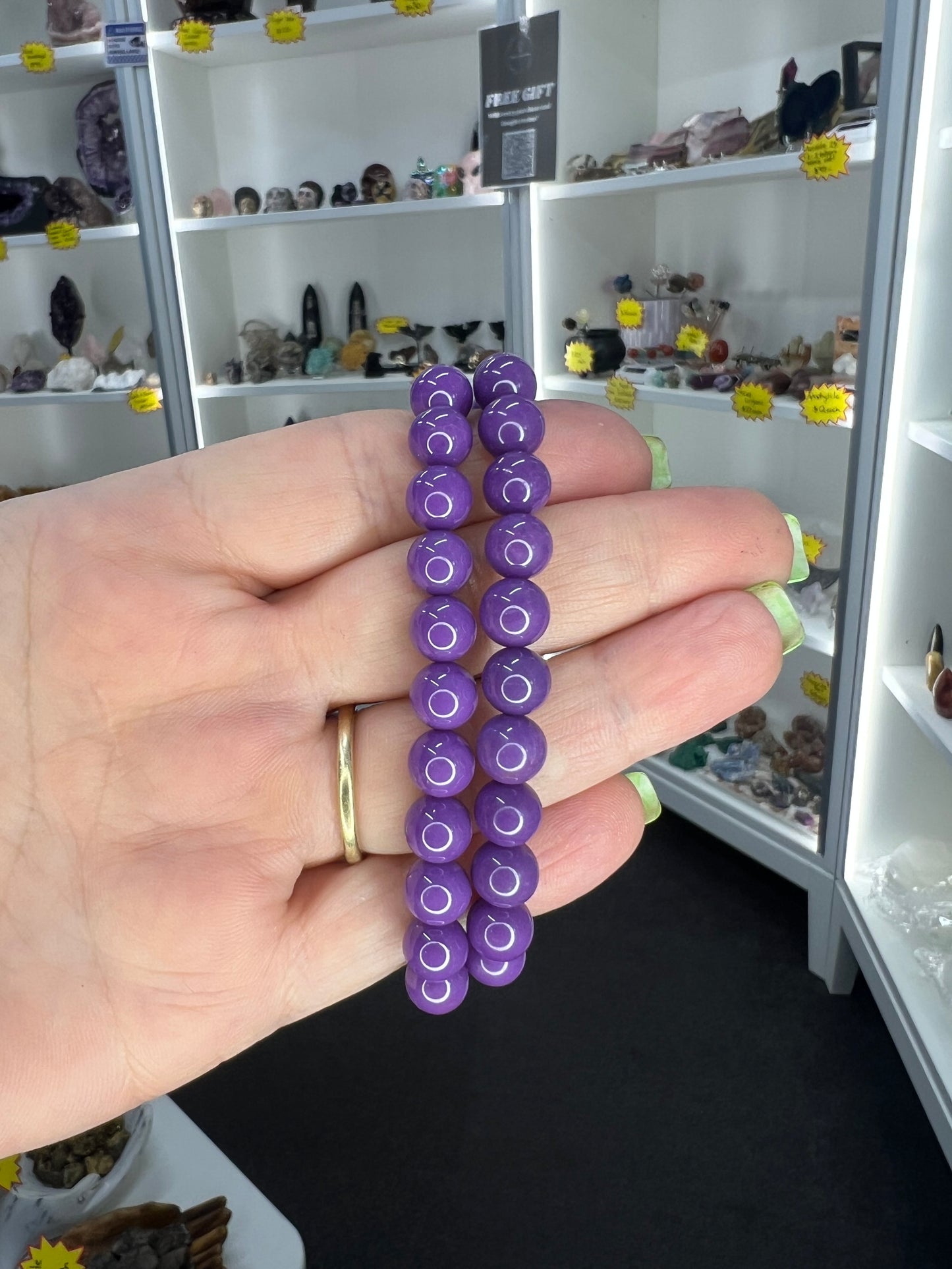 Phosphosiderite 8mm Bracelet