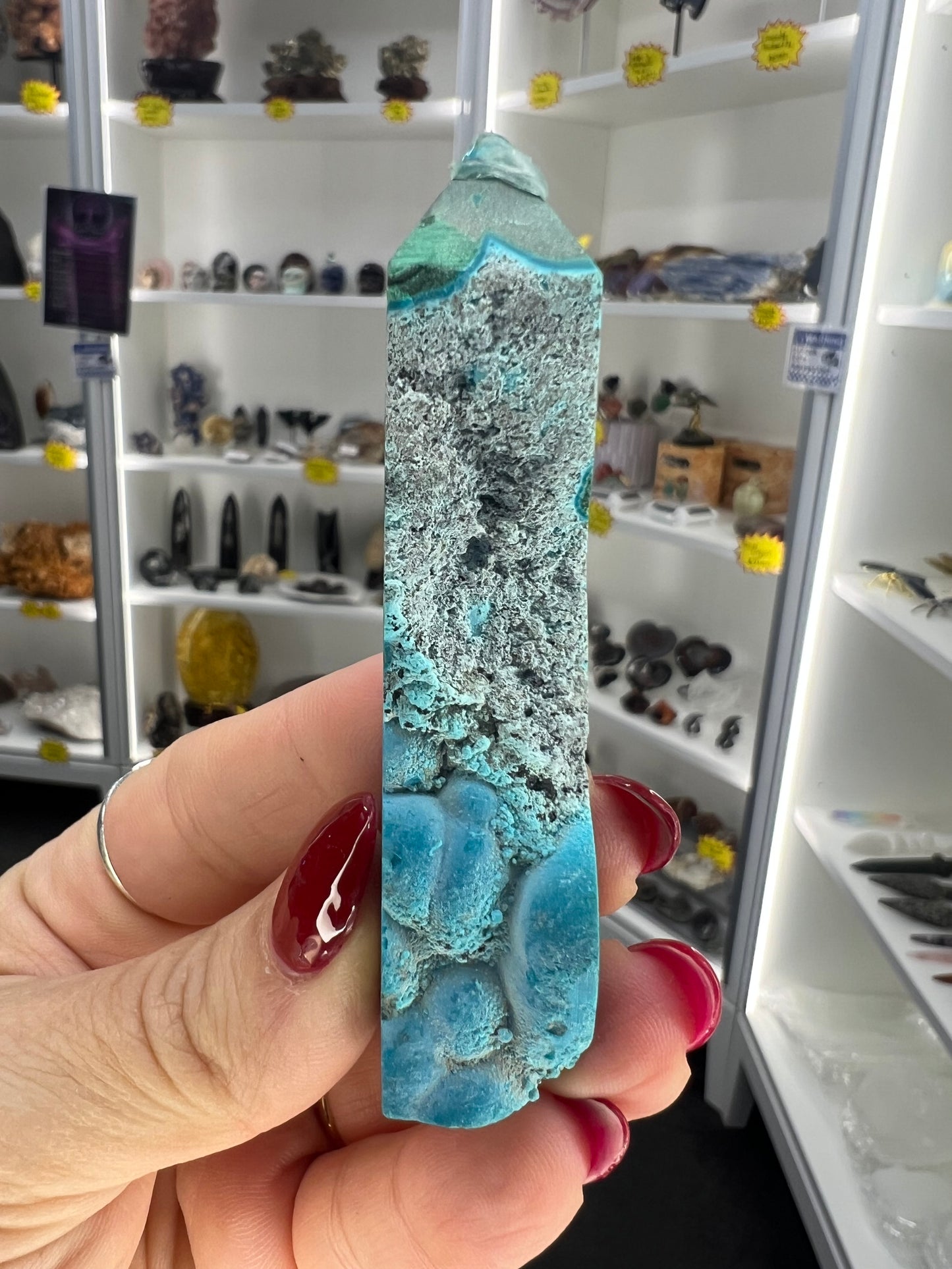 Malachite x Chrysocolla Point