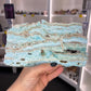 Hemimorphite Slab with Stand