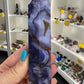 Blue Flower Agate Tower