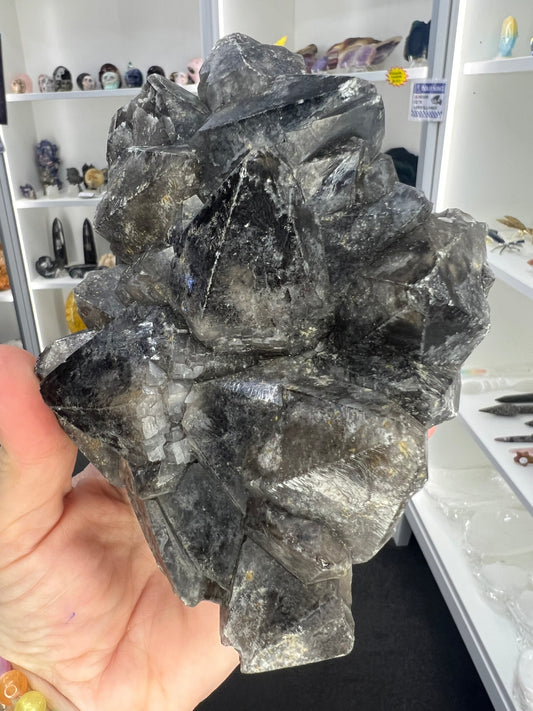 Black Quartz Cluster