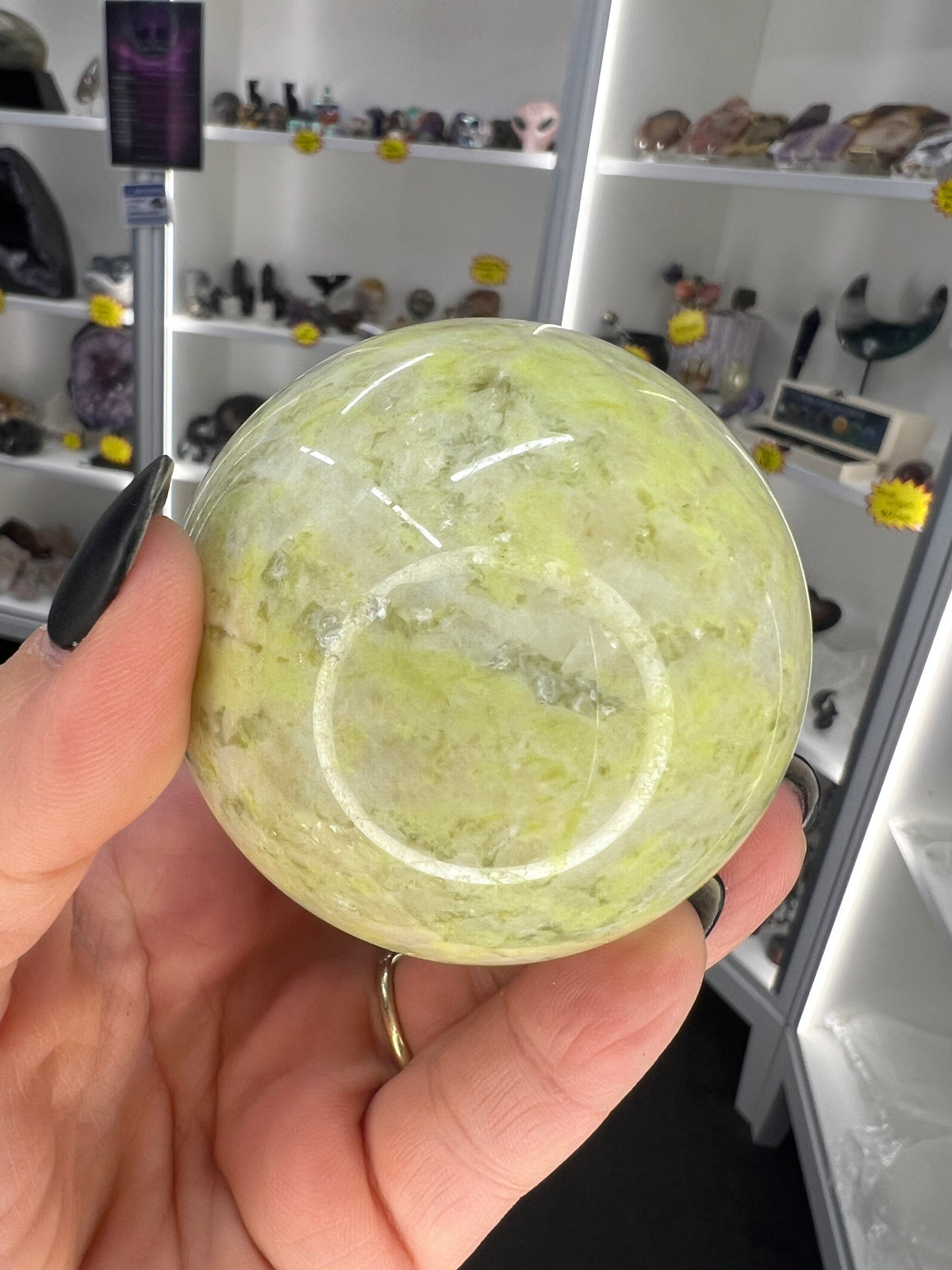 Xiu Jade Sphere on Stand