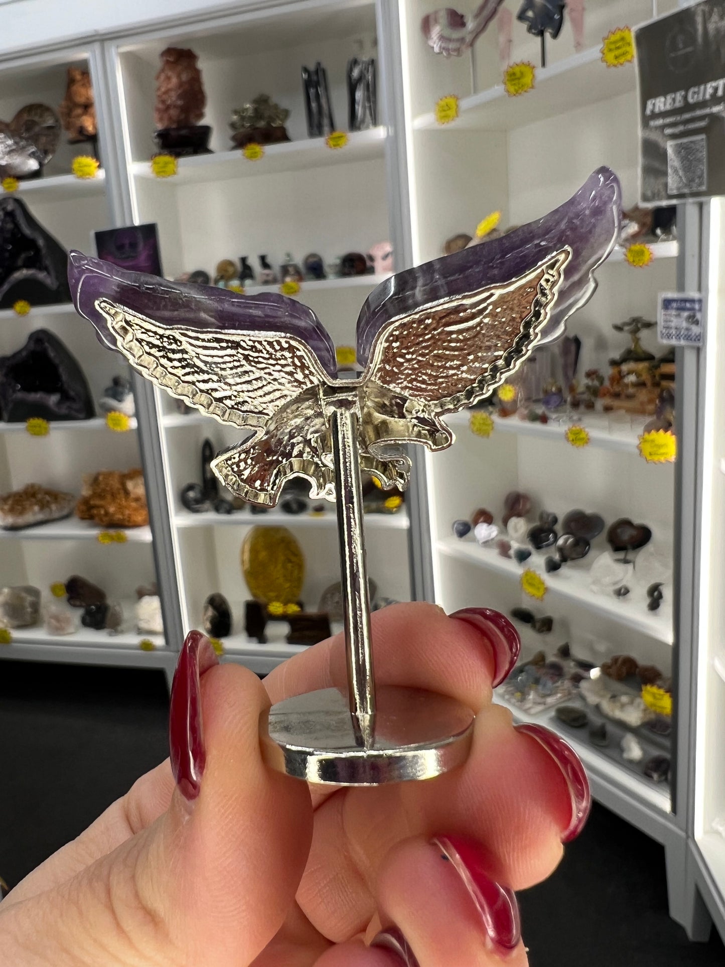 Chevron / Dream Amethyst Eagle