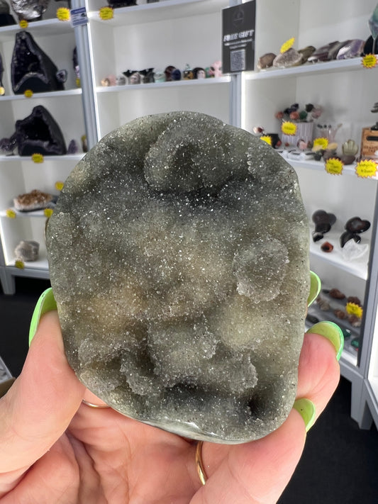 Black Amethyst Cluster