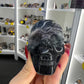 Black Fluorite Skull (UV Reactive)