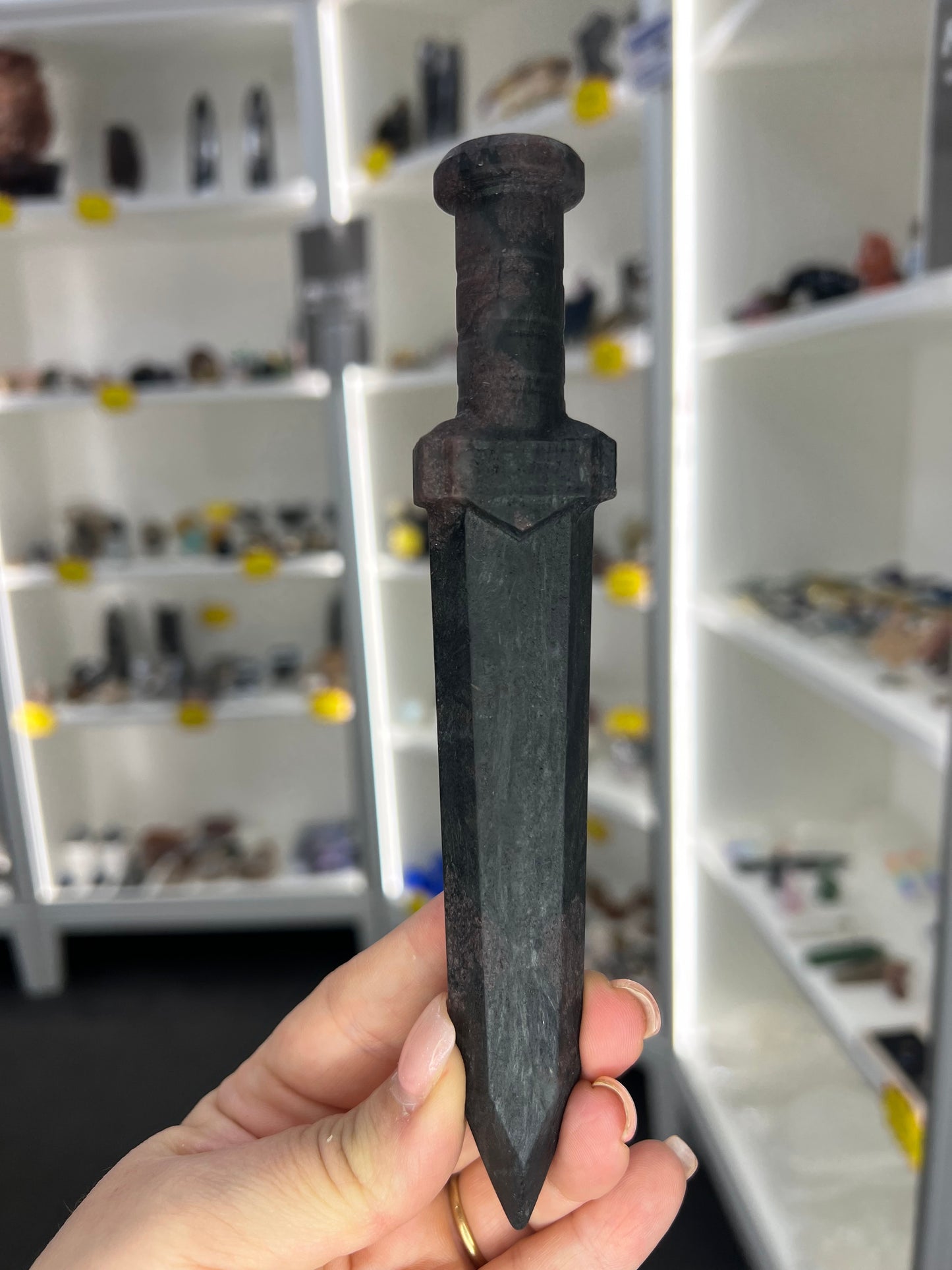 Astrophyllite Garnet Dagger