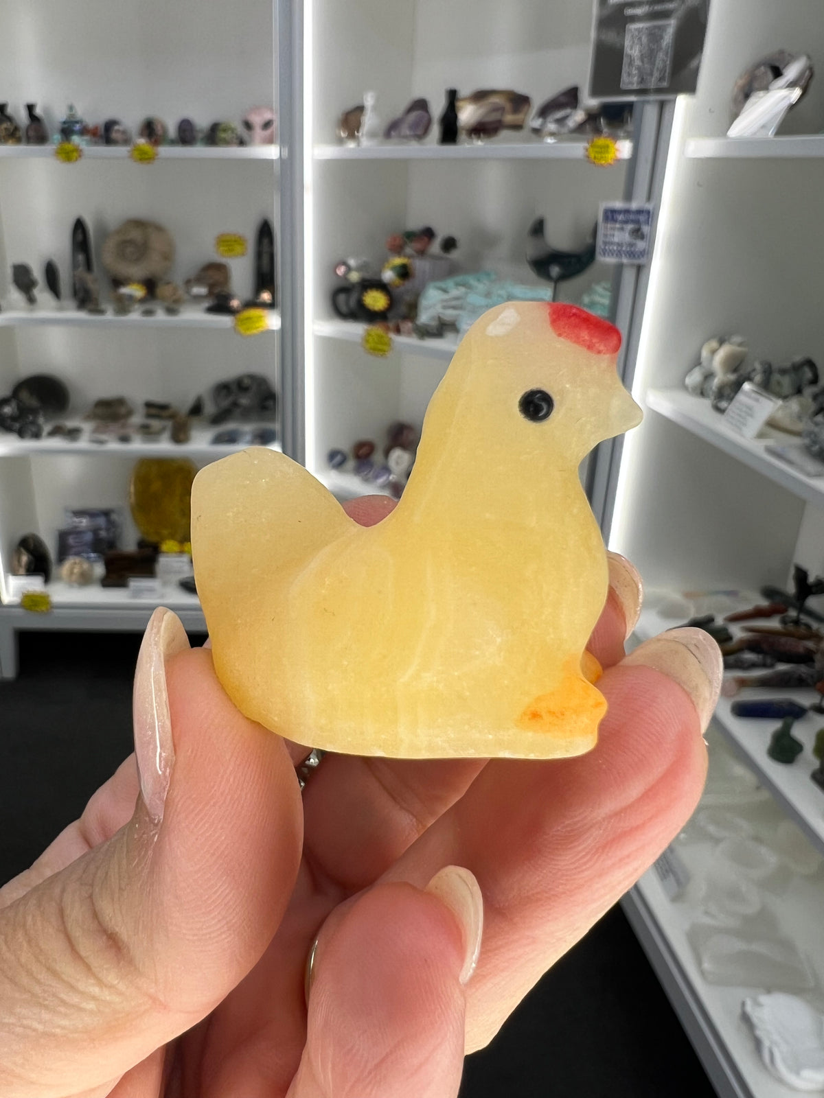 Yellow Calcite Chicken