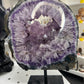 Amethyst on Metal Stand