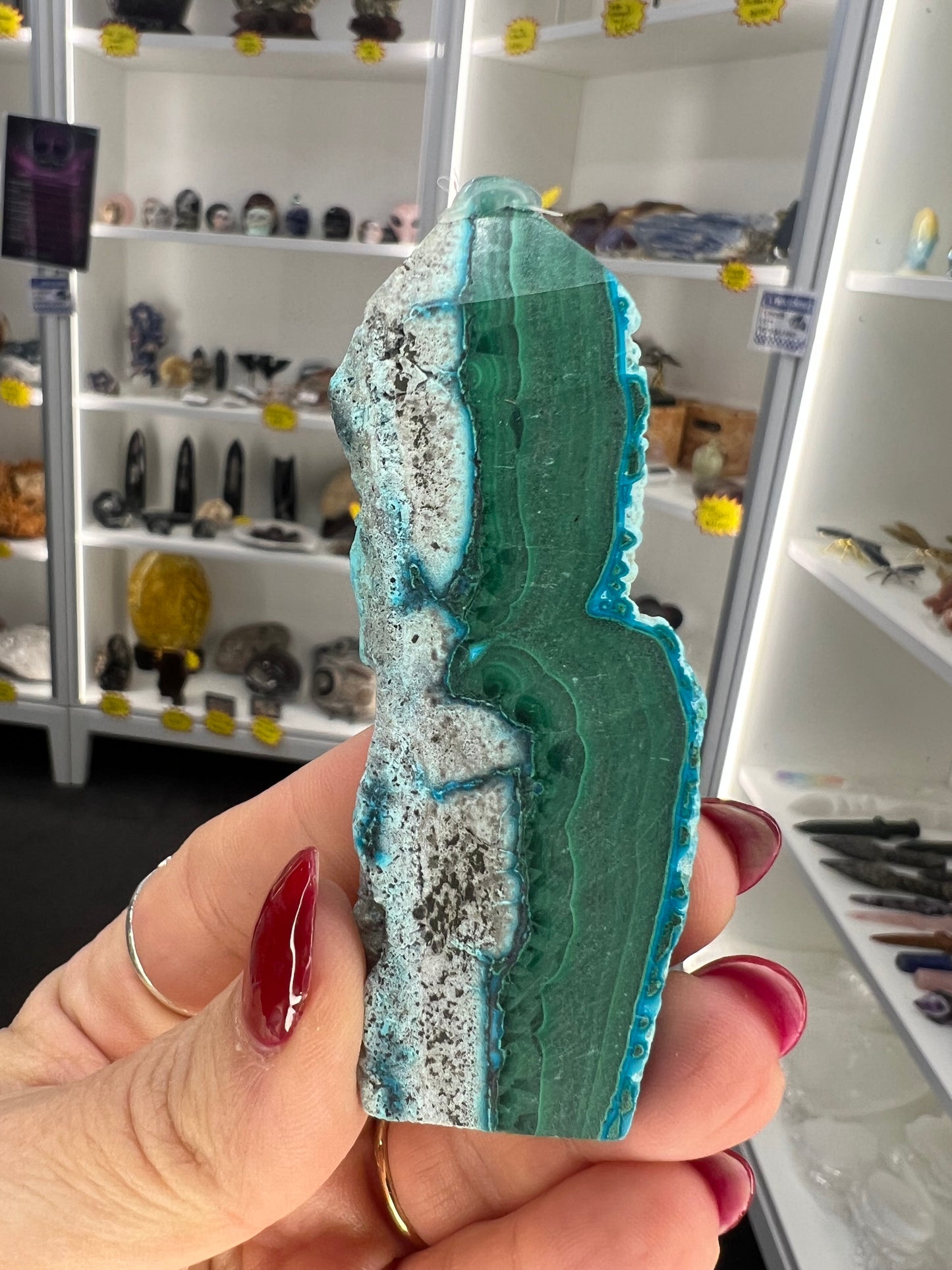 Malachite x Chrysocolla Point