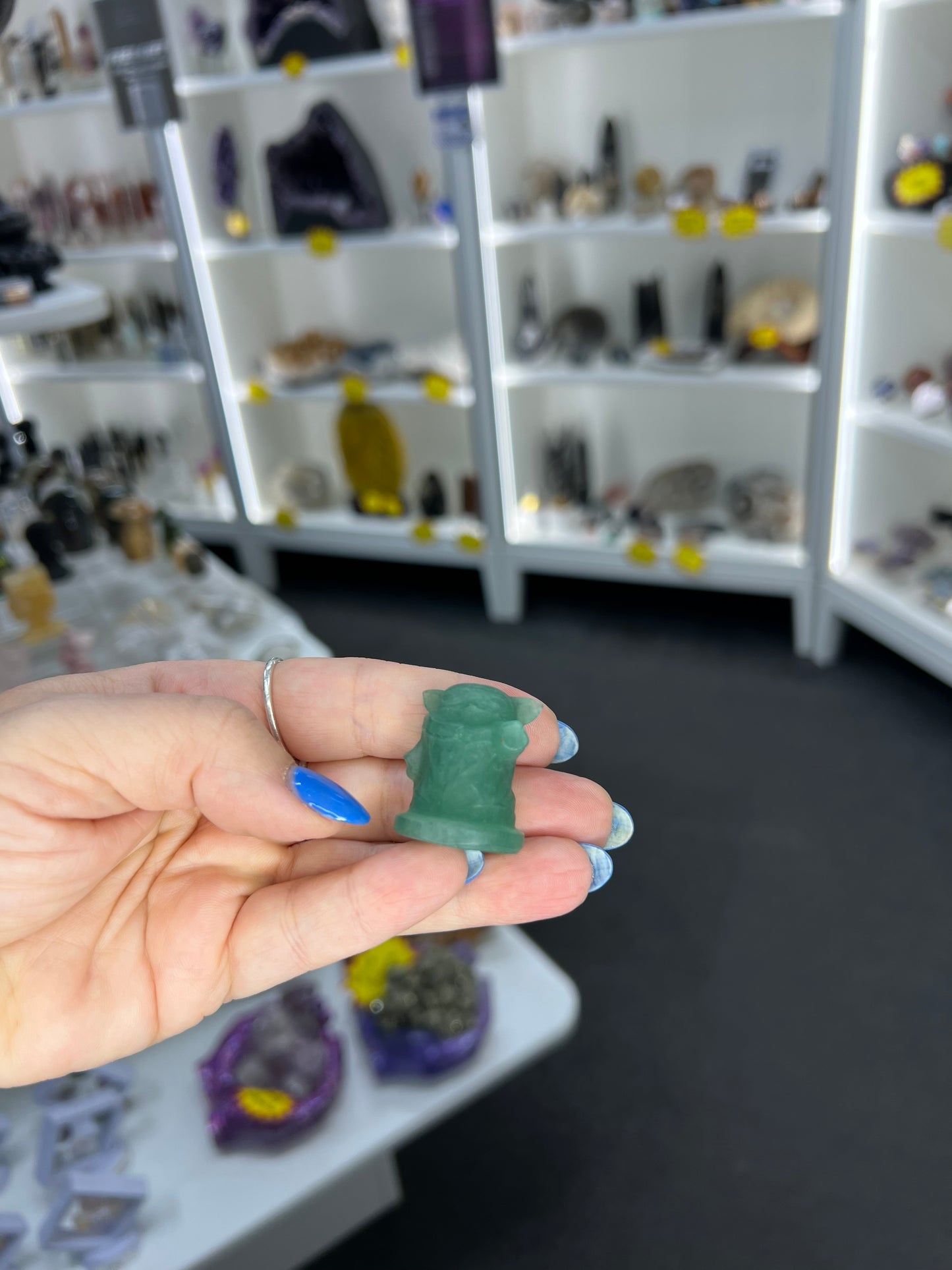 Green Aventurine Character Carving