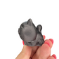 Black Obsidian Cat Carving