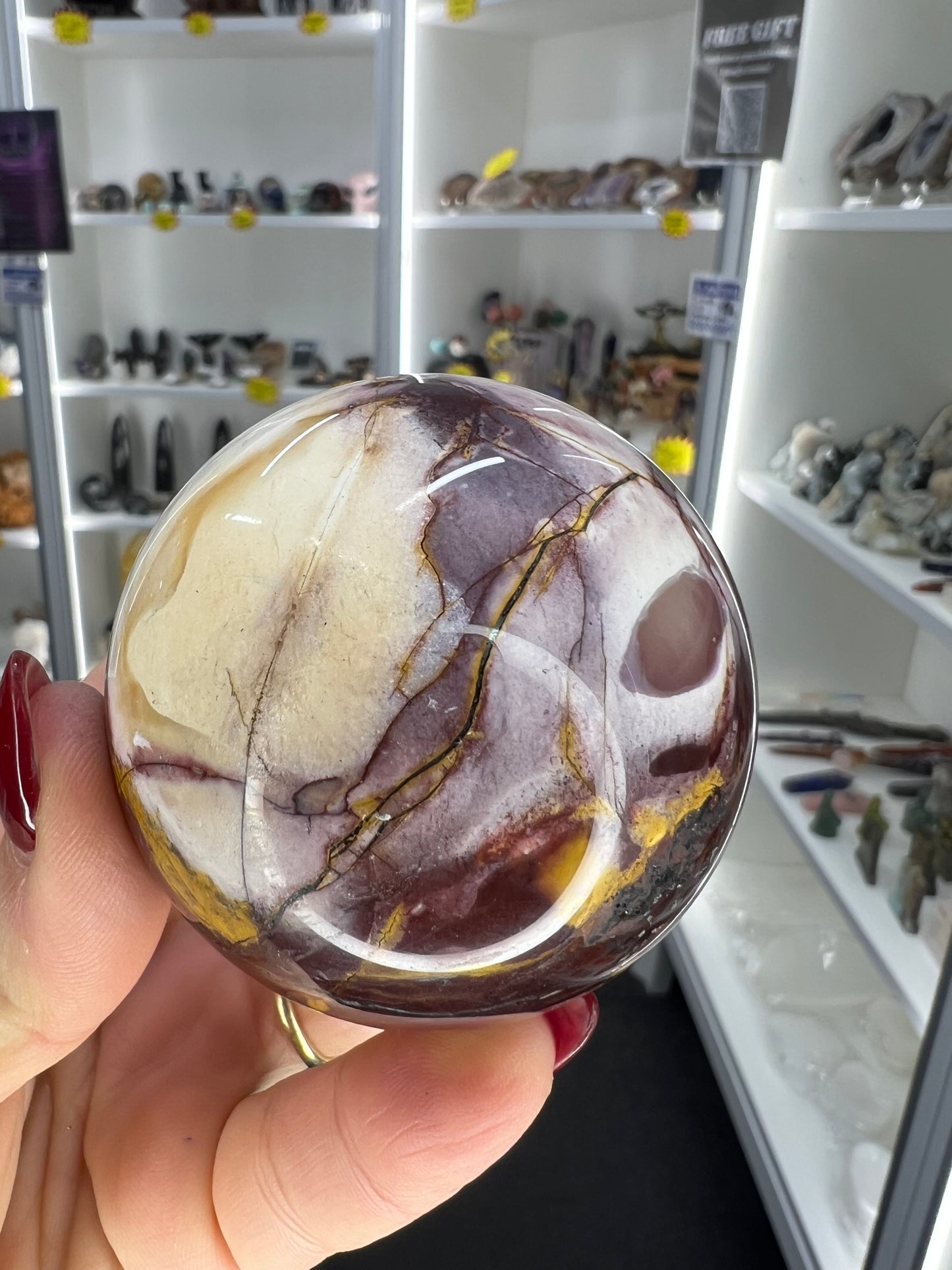 Mookaite Jasper Sphere with Stand