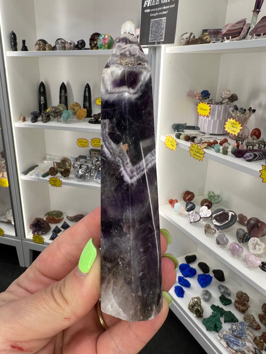 Chevron / Dream Amethyst Tower
