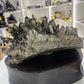 Spectacular Smoky Quartz Cluster on Custom Wooden Stand