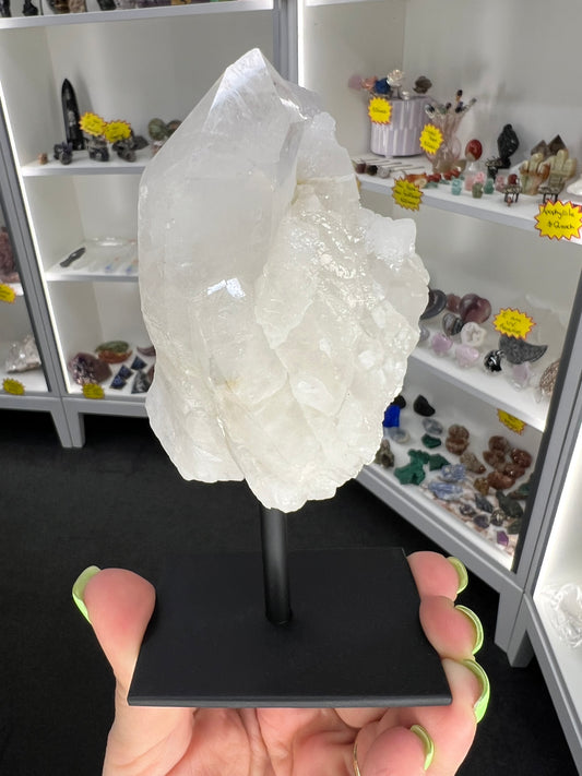 Clear Quartz on Stand