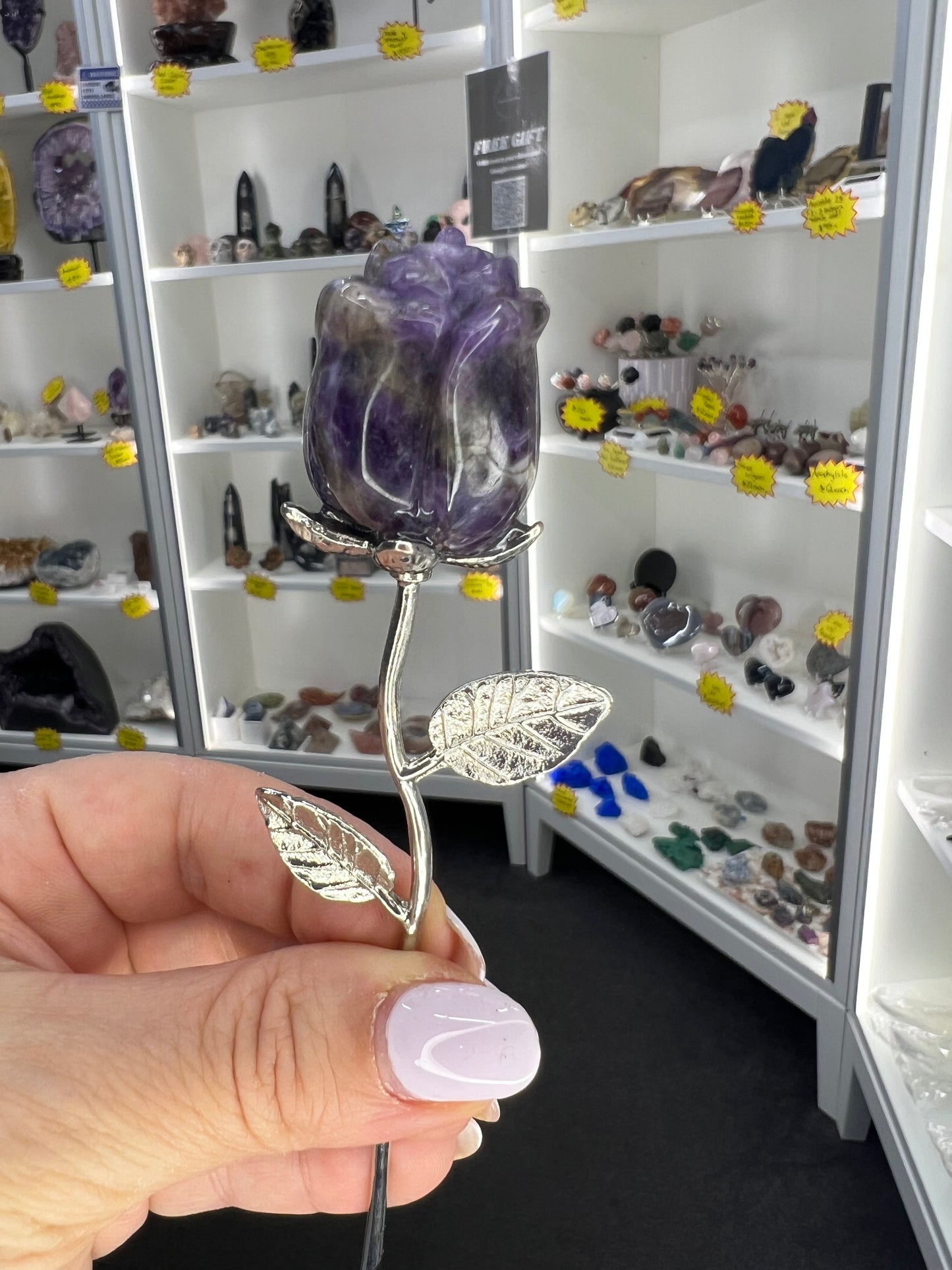 Chevron / Dream Amethyst Forever Rose