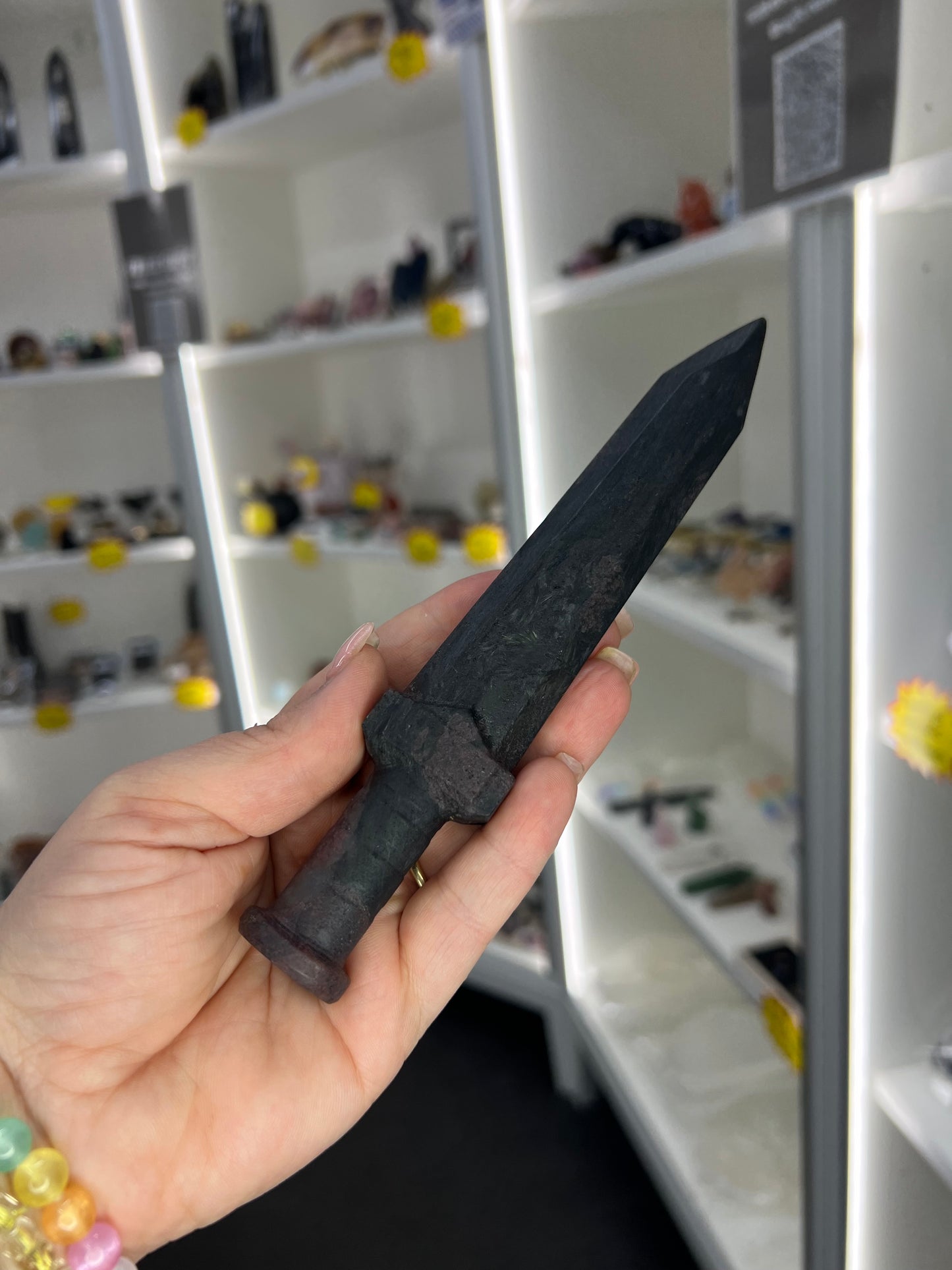 Astrophyllite Garnet Dagger