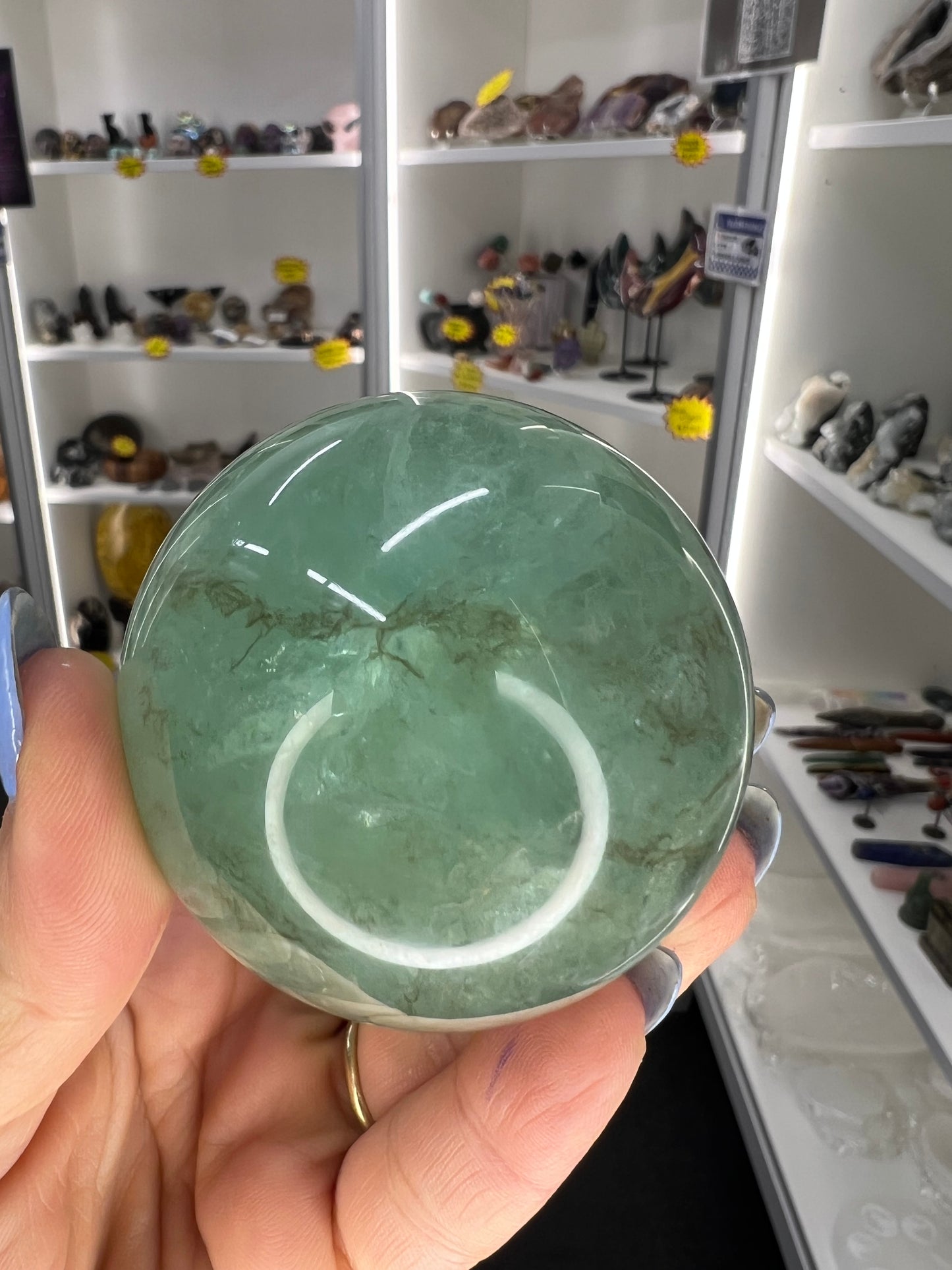Fluorite Sphere with Stand