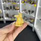 Yellow Calcite Character Carving