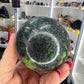 Shungite x Green Opal Sphere on Stand