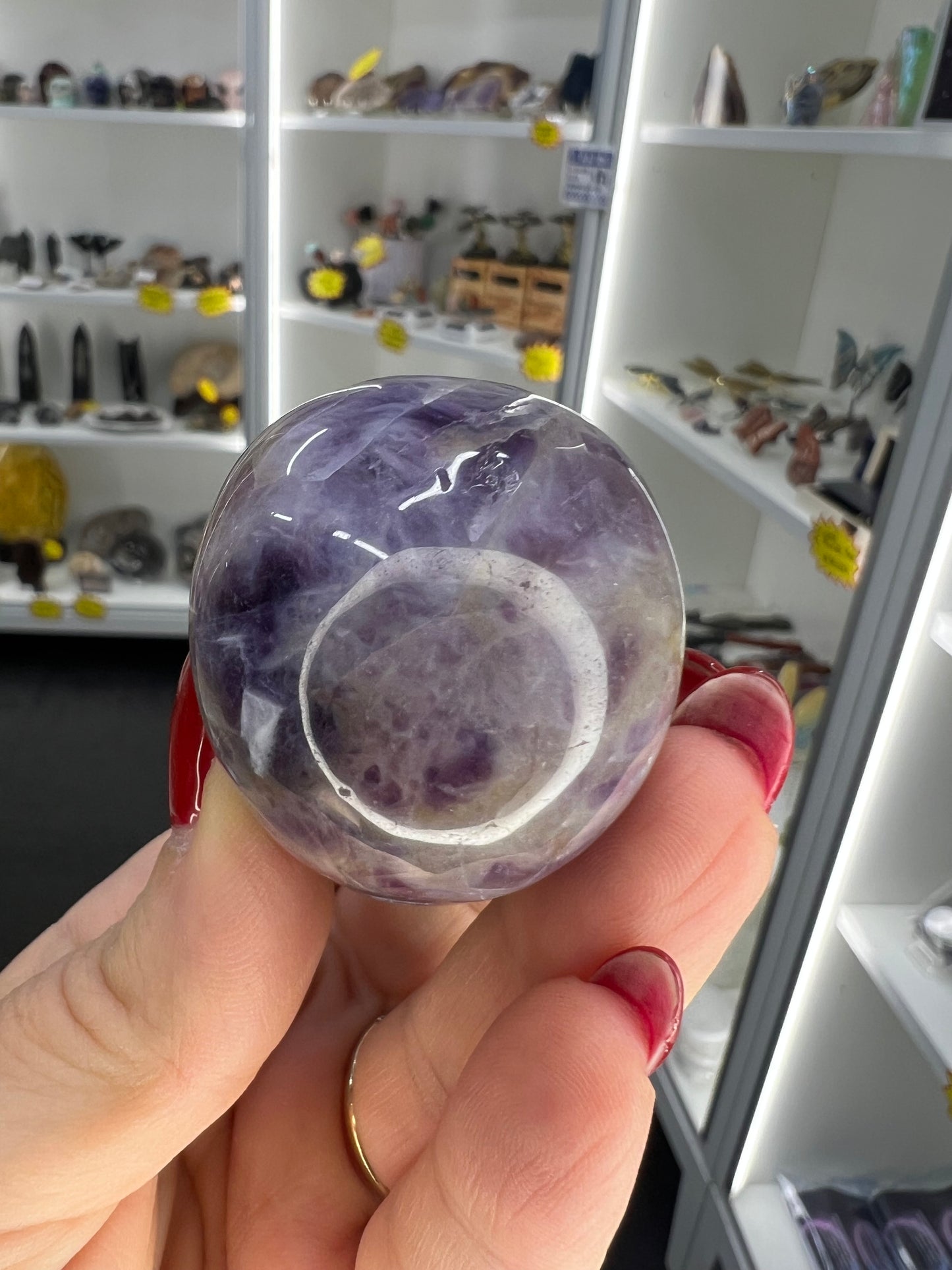 Chevron / Dream Amethyst Skull