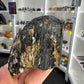 Black Tourmaline with Golden Mica Specimen