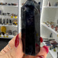 Black Fluorite Tower (UV Reactive)