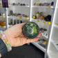Shungite x Green Opal Sphere on Stand