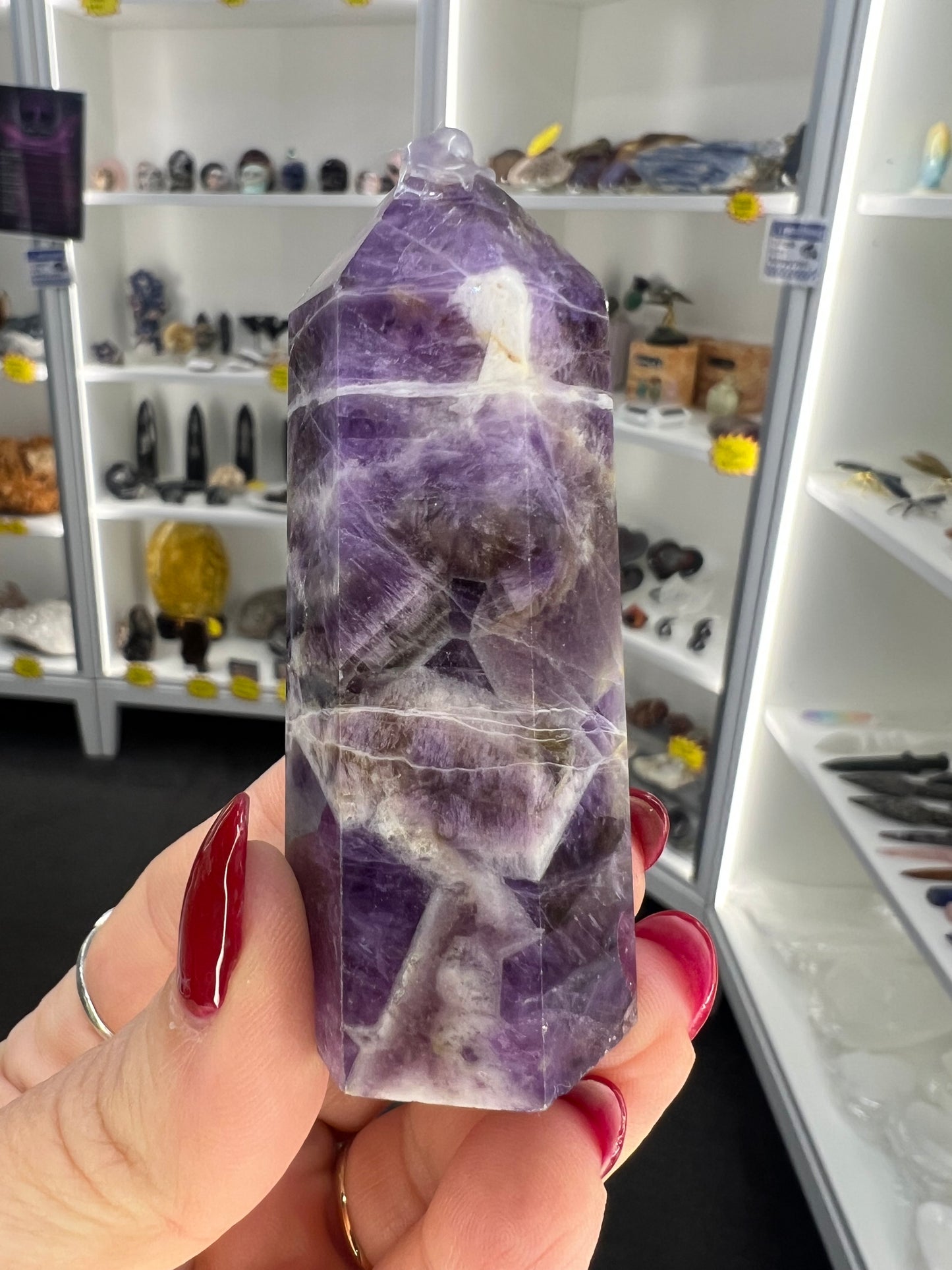 Chevron / Dream Amethyst Tower