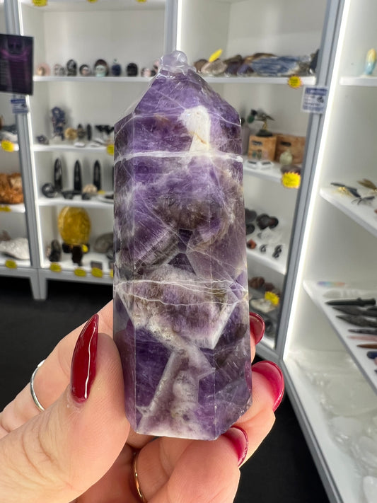 Chevron / Dream Amethyst Tower