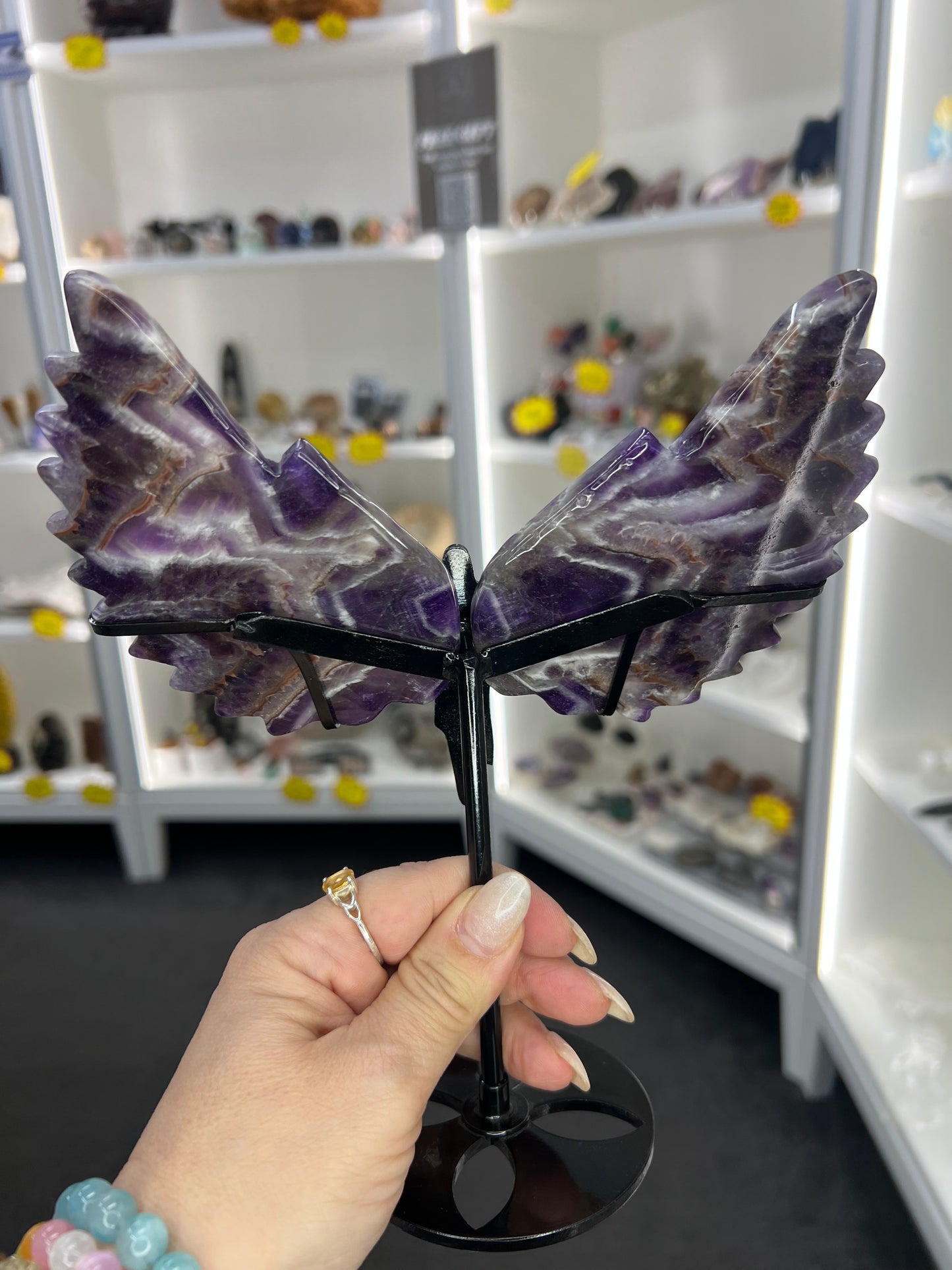 Chevron / Dream Amethyst Angel