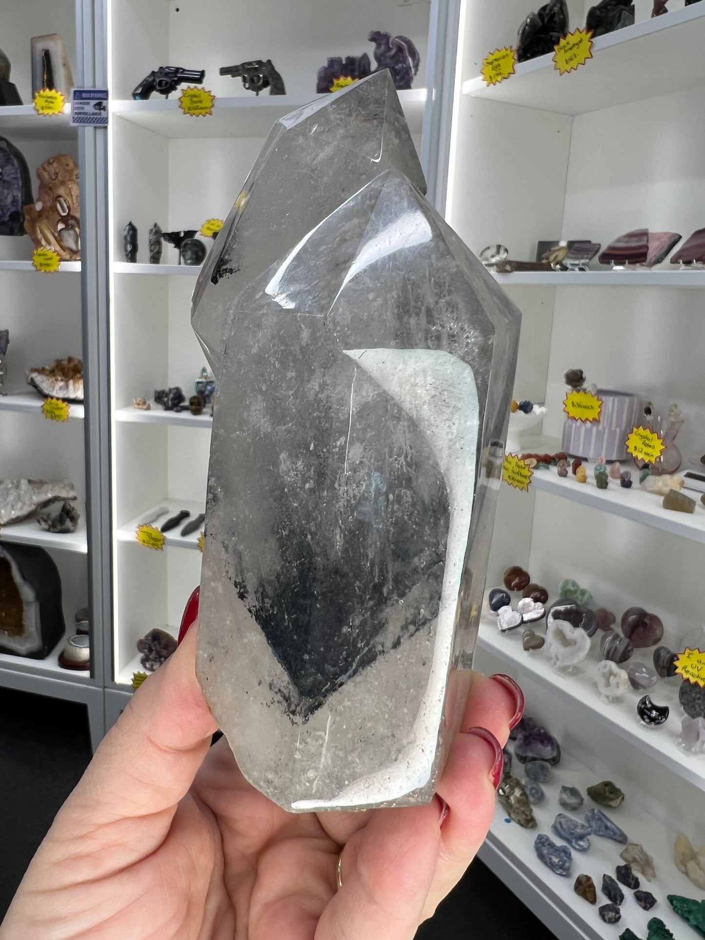 Garden Quartz Double Point Tower