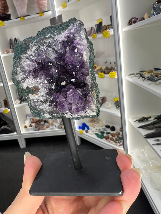 Amethyst Cluster on Stand