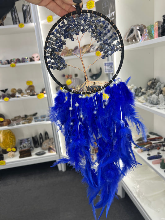 Lapis Lazuli Tree of Life Dream Catcher
